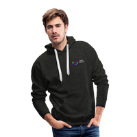 aeonpsRave - Minimalist Chest - Men’s Hoodie - charcoal grey