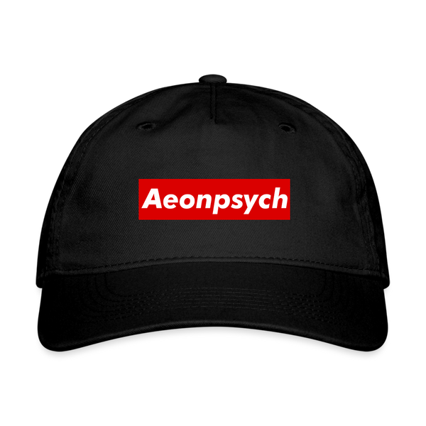 Box Logo Baseball Cap - black