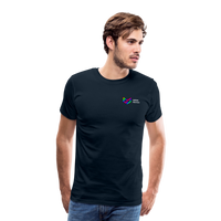 aeonpsRave - Minimalist Chest - Men's T-Shirt - deep navy