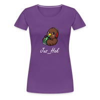 Jus Boba Women’s Premium T-Shirt - purple