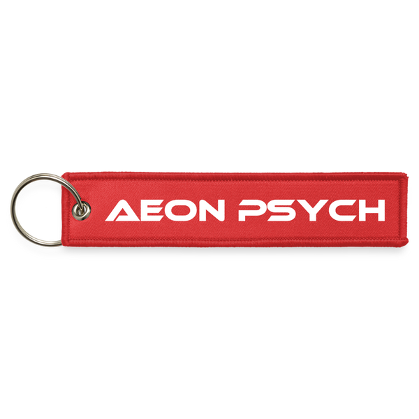Aeon Psych - Jet Tag Keychain - red
