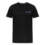 aeonpsRave - Minimalist Chest - Men's T-Shirt - black