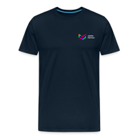 aeonpsRave - Minimalist Chest - Men's T-Shirt - deep navy