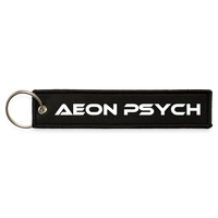 Aeon Psych - Jet Tag Keychain - black