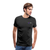 aeonpsRave - Minimalist Chest - Men's T-Shirt - black