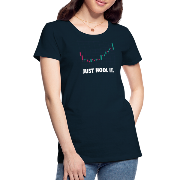 Just Hodl It. - Women’s T-Shirt - deep navy