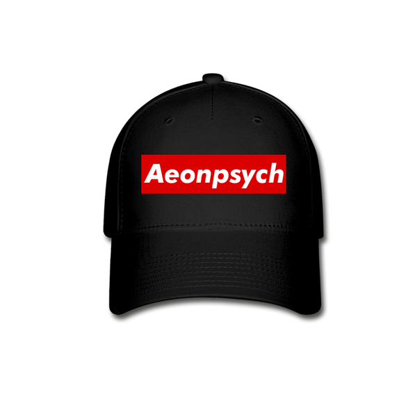 Box Logo Baseball Cap - black