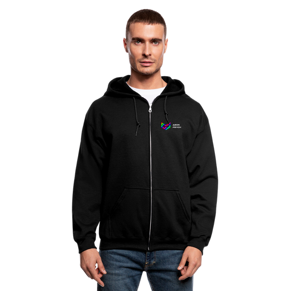 aeonpsRave - Men's Zip Hoodie - black